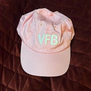 Ladies pink adjustable hat